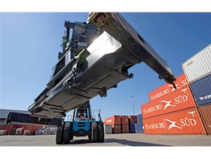 山西正面吊分享：集裝箱翻轉(zhuǎn)機(jī)與人工卸料有何區(qū)別？